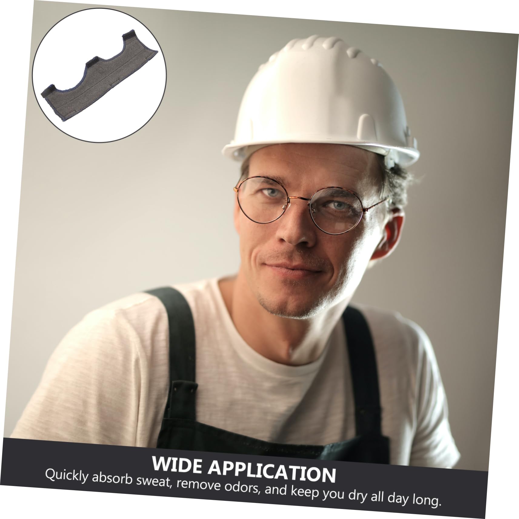 Cabilock Hat Liner Sweat Pad for Baseball and Hard Hats Absorbent Cushion for Shock Protection Breathable Insert for Comfortable Wear for Outdoor Enthusiasts