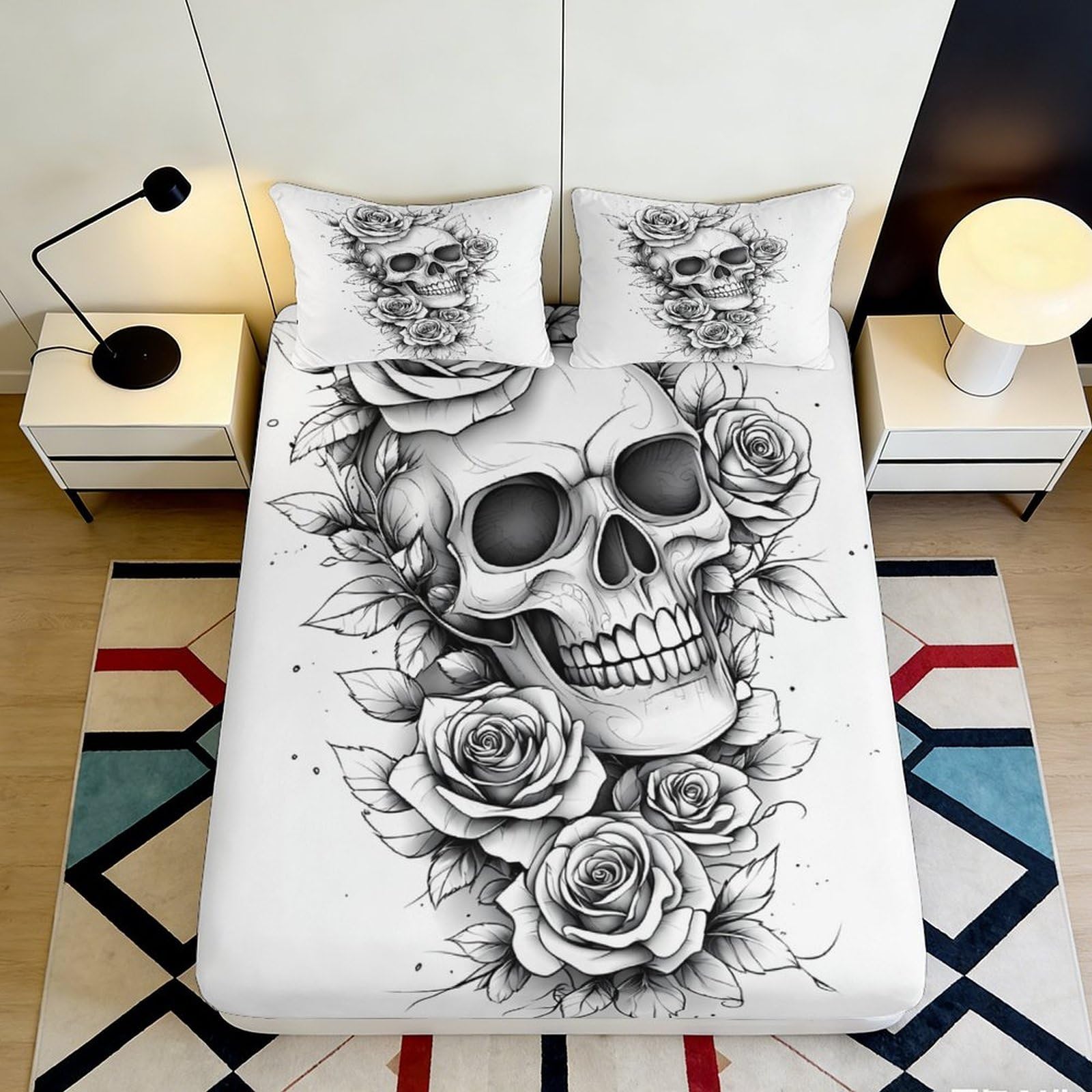 3D Printed Cow Pattern Fitted Sheet Microfiber Soft Easy Care Pastoral Farm Mattress Cover for Bedroom Guestroom 90x200x25cm