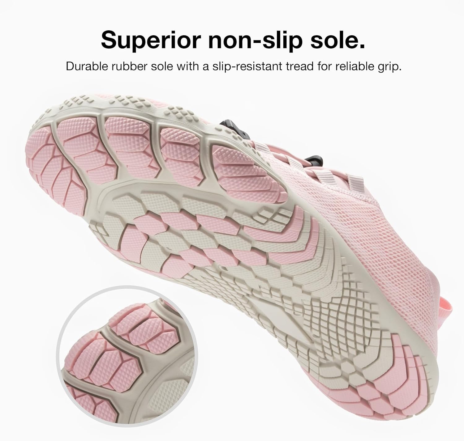 HIITAVE Barefoot Water Shoes for Women Slip On Beach Pool Shoes