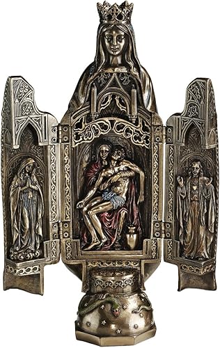 Design Toscano WU75630 - Estatua de la Virgen María color bronce