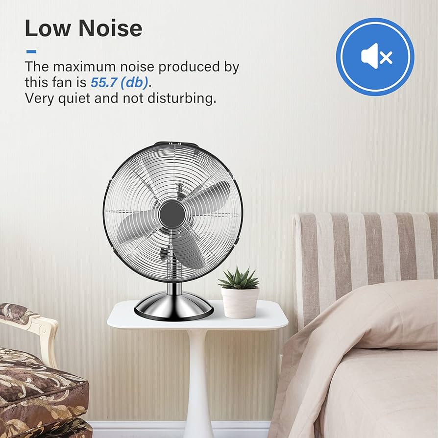 Amazon.com: Simple Deluxe 12 Inch Stand Fan, Horizontal