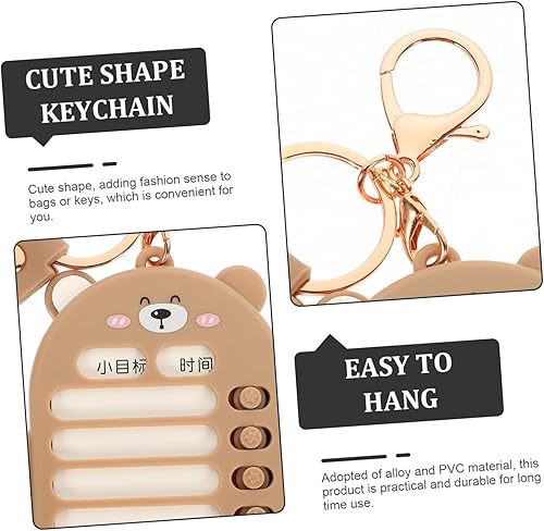 Miniatura 4 de USHOBE Llavero de tabla de tareas portátil, 3 piezas, tabla de tareas familiares, tabla de comportamiento, mini tablero de mensajes, tablero de plan