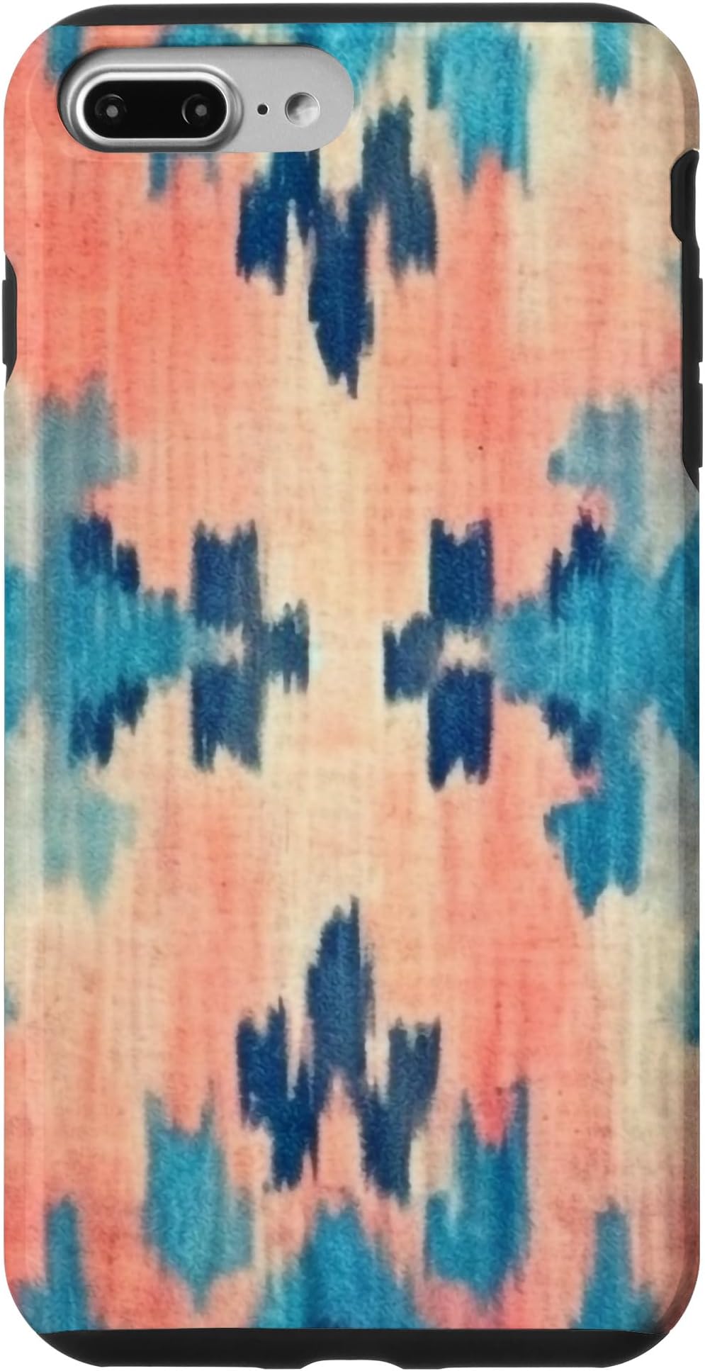 iPhone 7 Plus/8 Plus Native American Pattern Blue & Peach Native American Pattern Case
