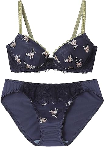 Amazon | [アンフィ/ワコール] ブラジャー ショーツセット 自然