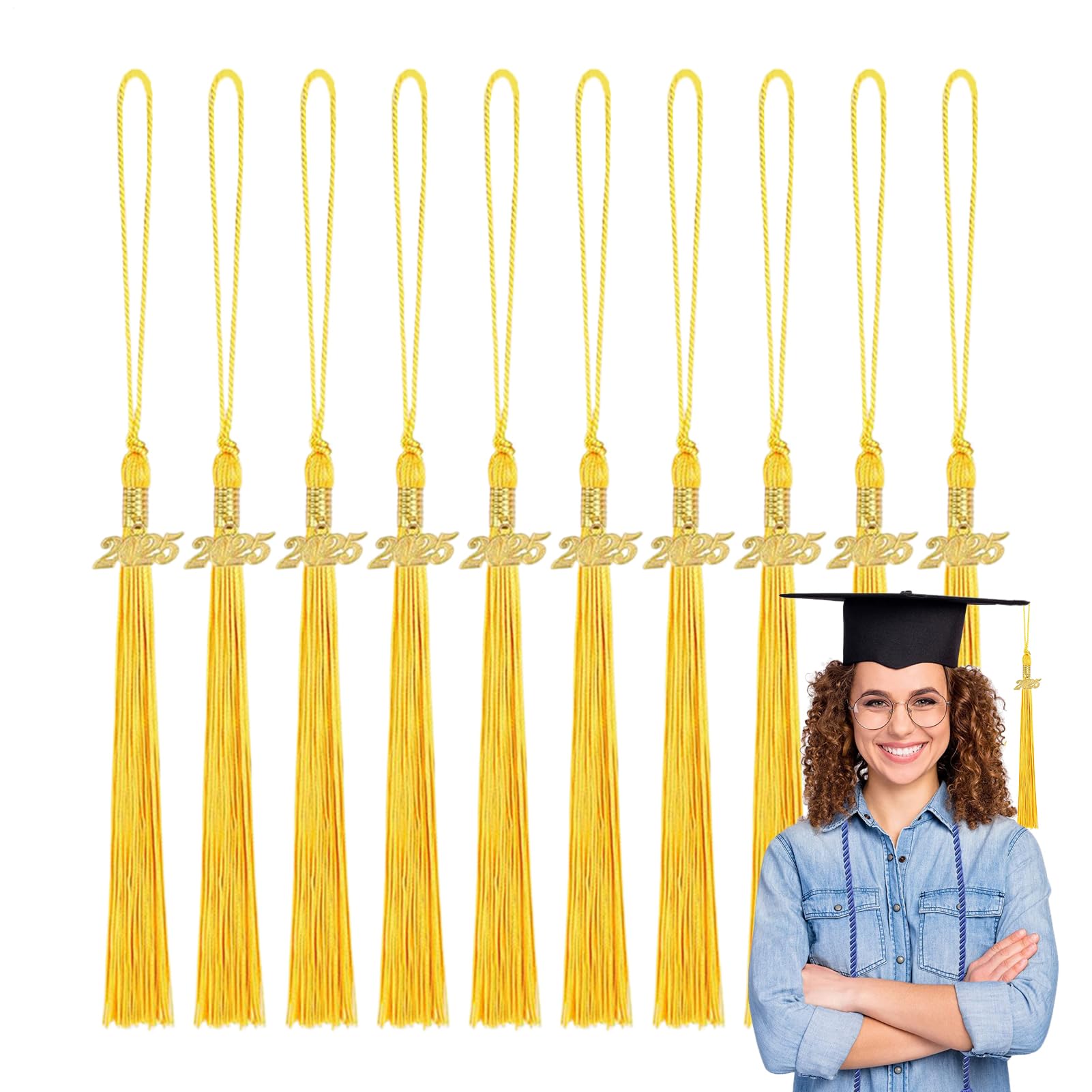 Gorra de graduación 2025 ideal para sesiones de fotos escolares de recuerdo