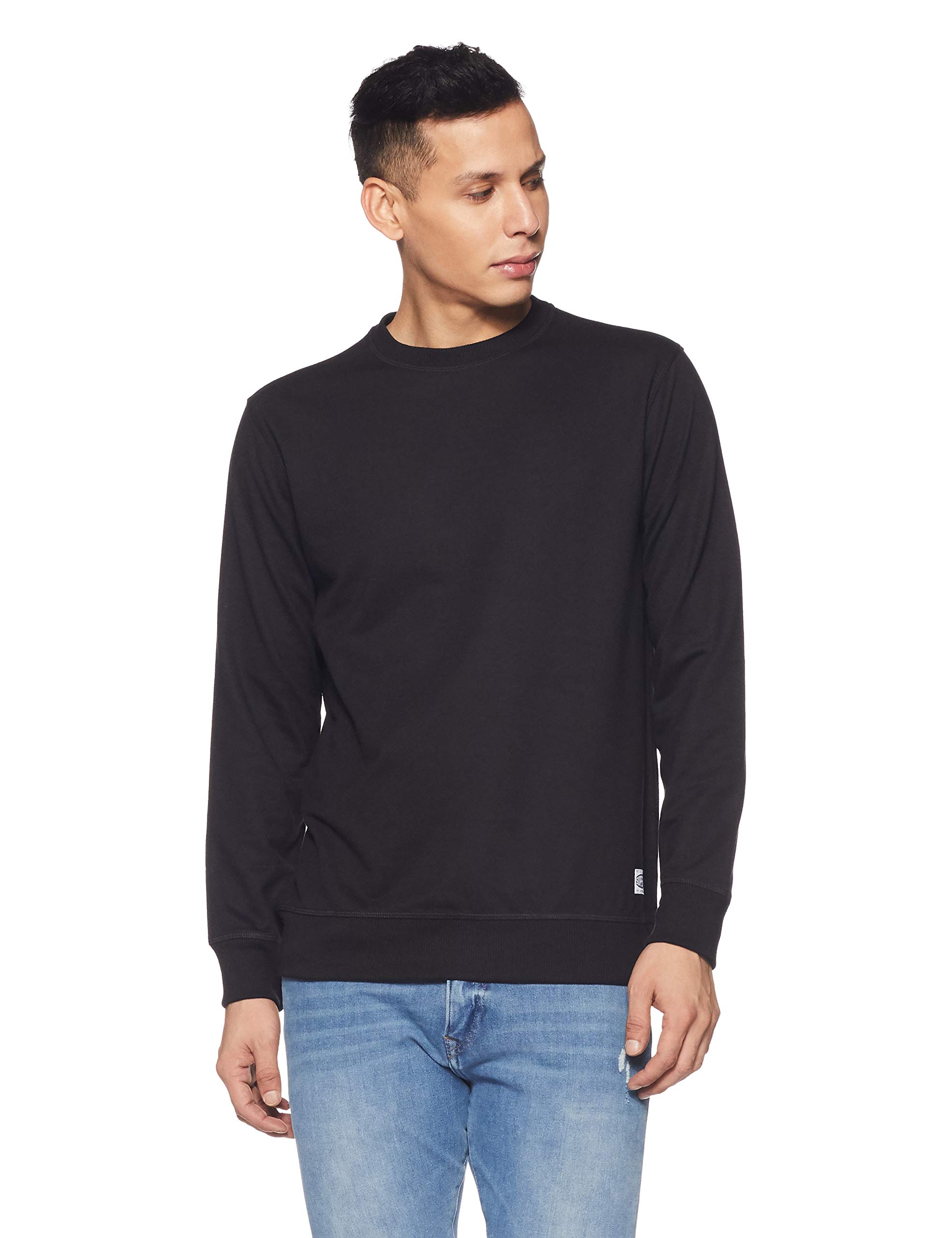 amazon brand - symbol Men's Cotton Round Neck Sweatshirt-picture-25