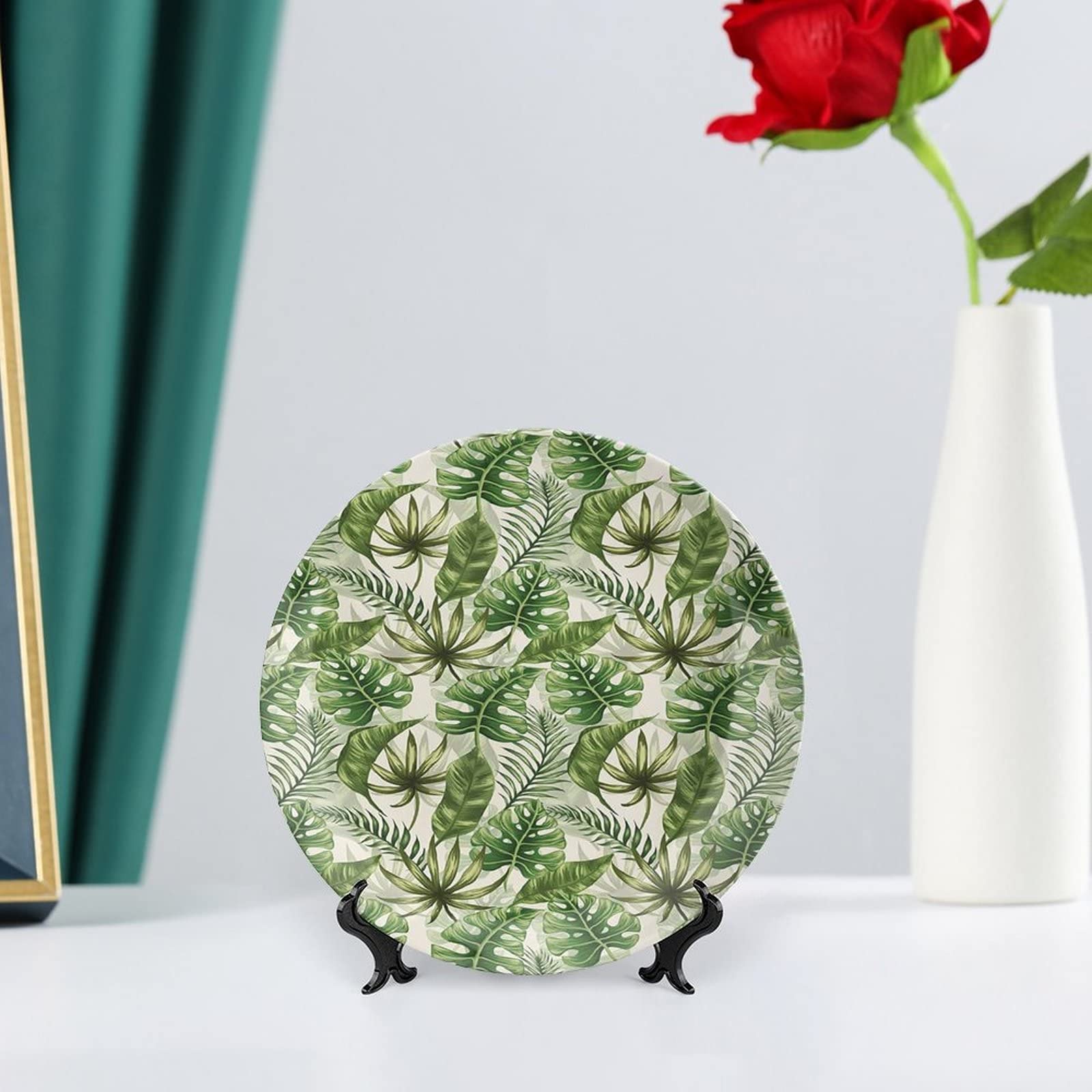 Amazon.com: 6 Inch Decorative Plate, Tropical Ceramic Stoneware