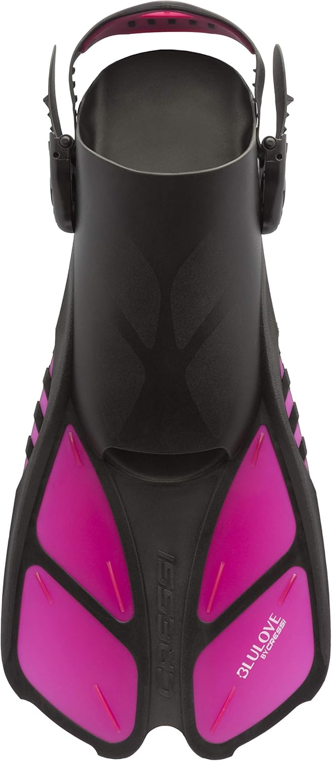 Cressi Adult Snorkeling Full-Face Snorkel Mask & Adjustable Fins Kit - Wide Clear View, Anti-Fog System - Easy Breathing - Short Fins - Ideal for Traveling - Duke & Bonete: designed in Italy : Sports & Outdoors