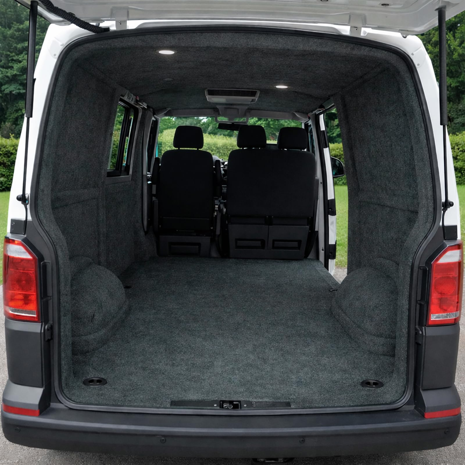 Innenverkleidung Filz Schiefer Ausbau universell passend für Campingbus, Kastenwagen (Verschiedene Größen) (Schiefer (3x2m))