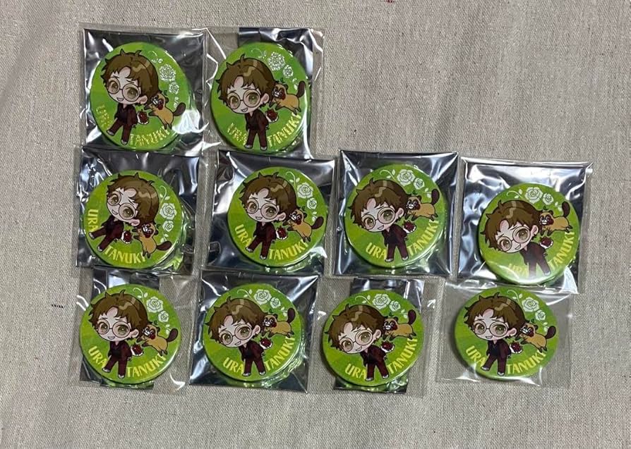 うらたぬき ワンマン たぬわん voice 缶バッジ Amazon.co.jp: うら