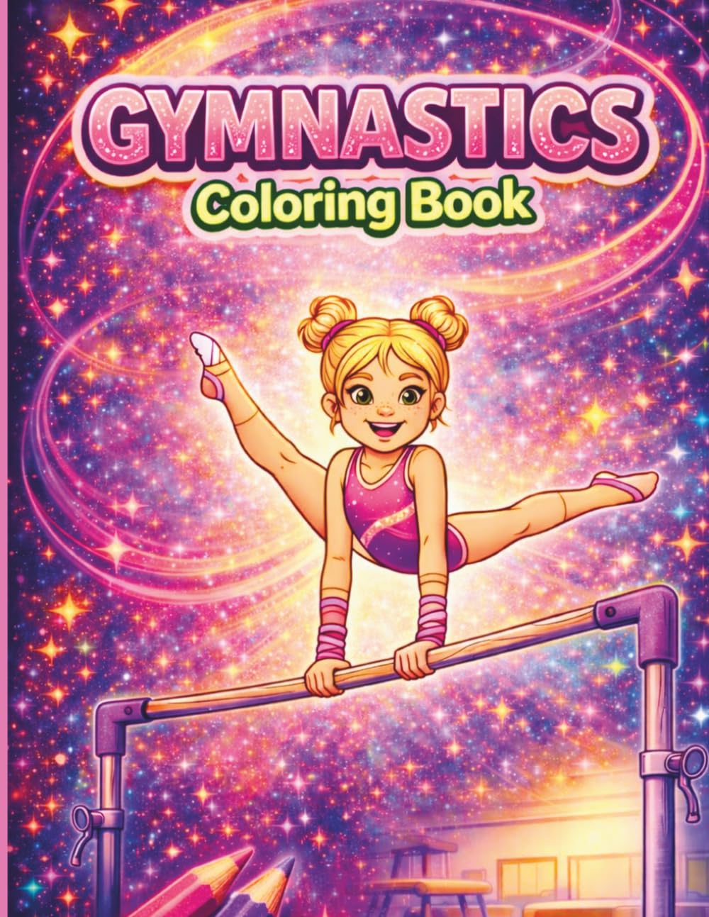 Gymnastics Coloring Book: An Inspiring Coloring Book for Creative Kids Who Dream, Dance, and Love Gymnastics
