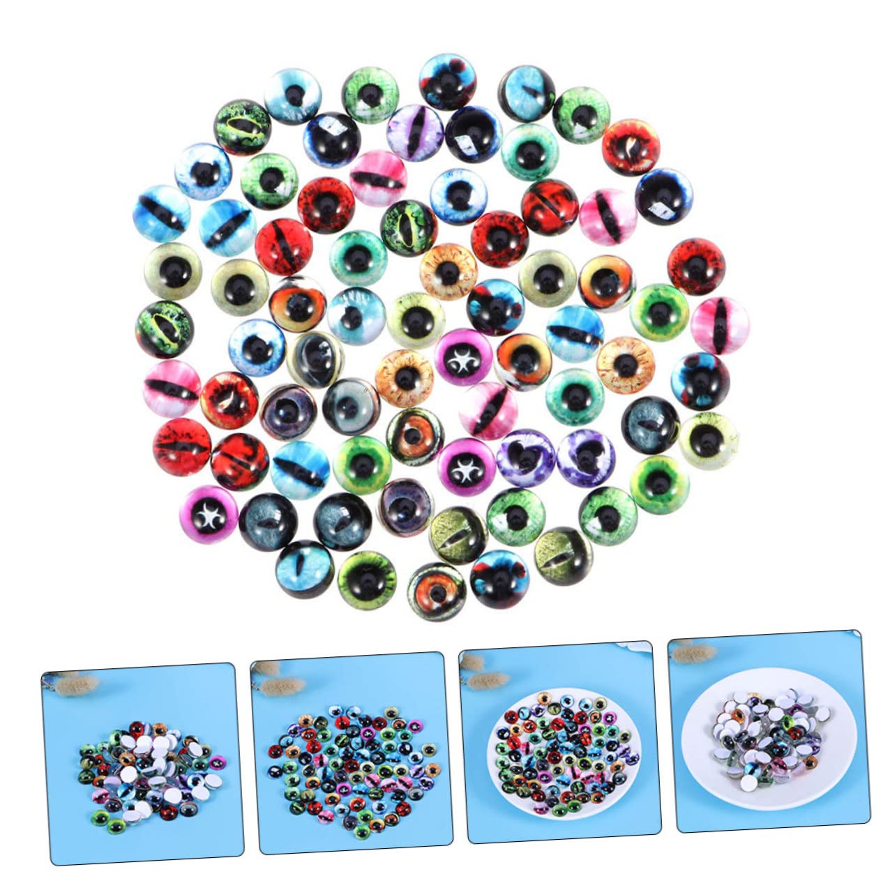 DOITOOL 3 Set Perline Perline Decorative Per Fai Da Te Resistente All Usura Per Creazioni Artigianali E Accessori Per 100 Pezzi * 3