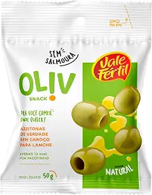 Snack de Azeitona Verde Natural