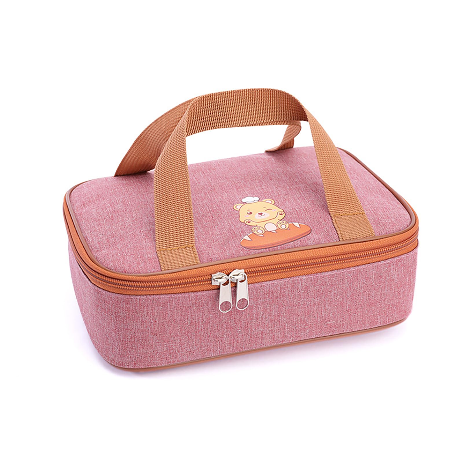 Borsa Pranzo Portatile Da 4,8L Rosa Per Adulti - Contenitore Isotermico Con Tasche Per Ufficio, Picnic E Viaggi - 2