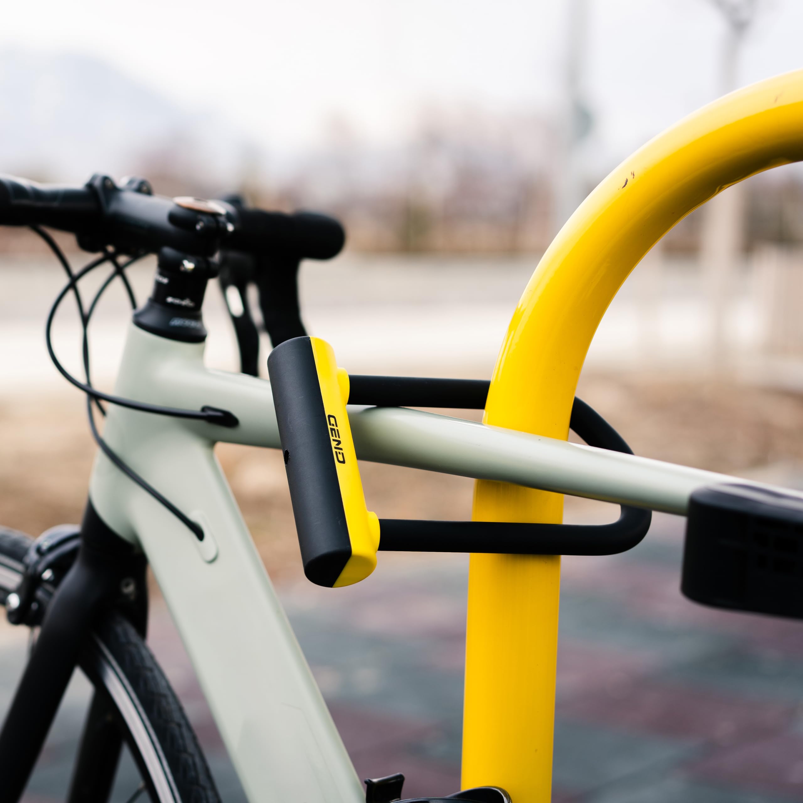 GEND Trava de bicicleta antifurto resistente com trava em U endurecida de  16,2 mm e corrente de 900 cm, bicicleta resistente a cortes, motocicleta,  scooter, trava de bicicleta elétrica, resistente a |