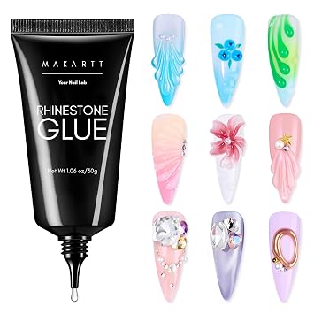 Makartt Rhinestone Glue for Nail Gems/Charms/Crystals/3D Decorations 30ml