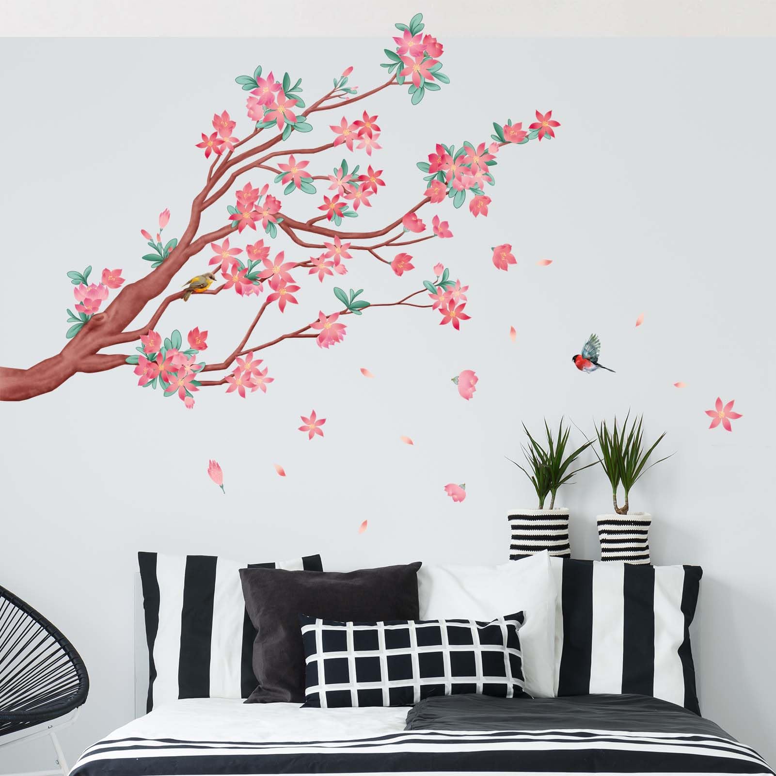 Purple Cherry Blossom Wall Decal Cherry Blossom Wall Stickers