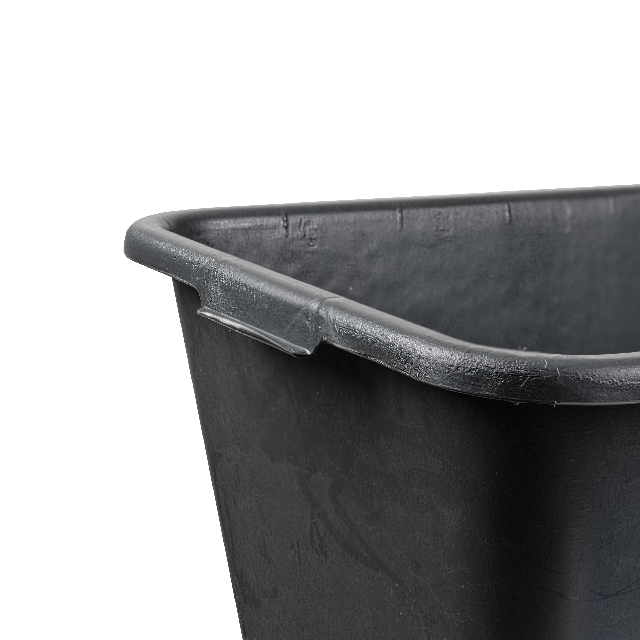 10 Vasche Per Malta BURI Da 65 Litri - Secchi Da Costruzione Rettangolari Neri Robusti - Foto 3