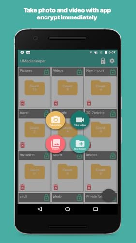 UMediaKeeper - Pasta privada