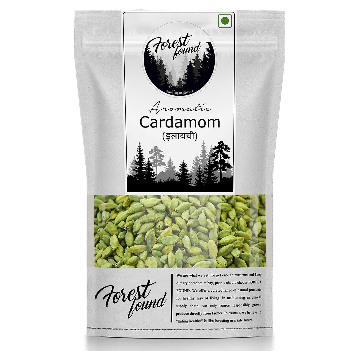 Forest Found Green Cardamom Spices, Elaichi Seeds | Big Size,7.5-8 mm (400 gram) (B08KLNBV3B) Amazon Price History, Amazon Price Tracker