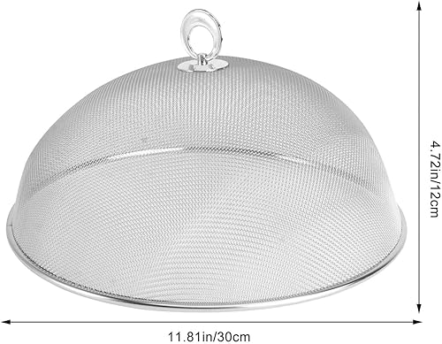 Miniatura 4 de Cubierta de malla metálica para alimentos, sombrilla de acero inoxidable, cubierta de comida de picnic al aire libre, red para mantener fuera