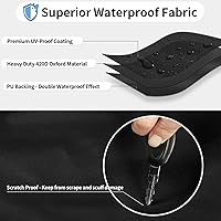 Vista 2 de OutdoorLines Juego de 4 fundas impermeables para neumáticos de repuesto, a prueba de rayos UV, resistentes al viento, para RV, Jeep, remolques