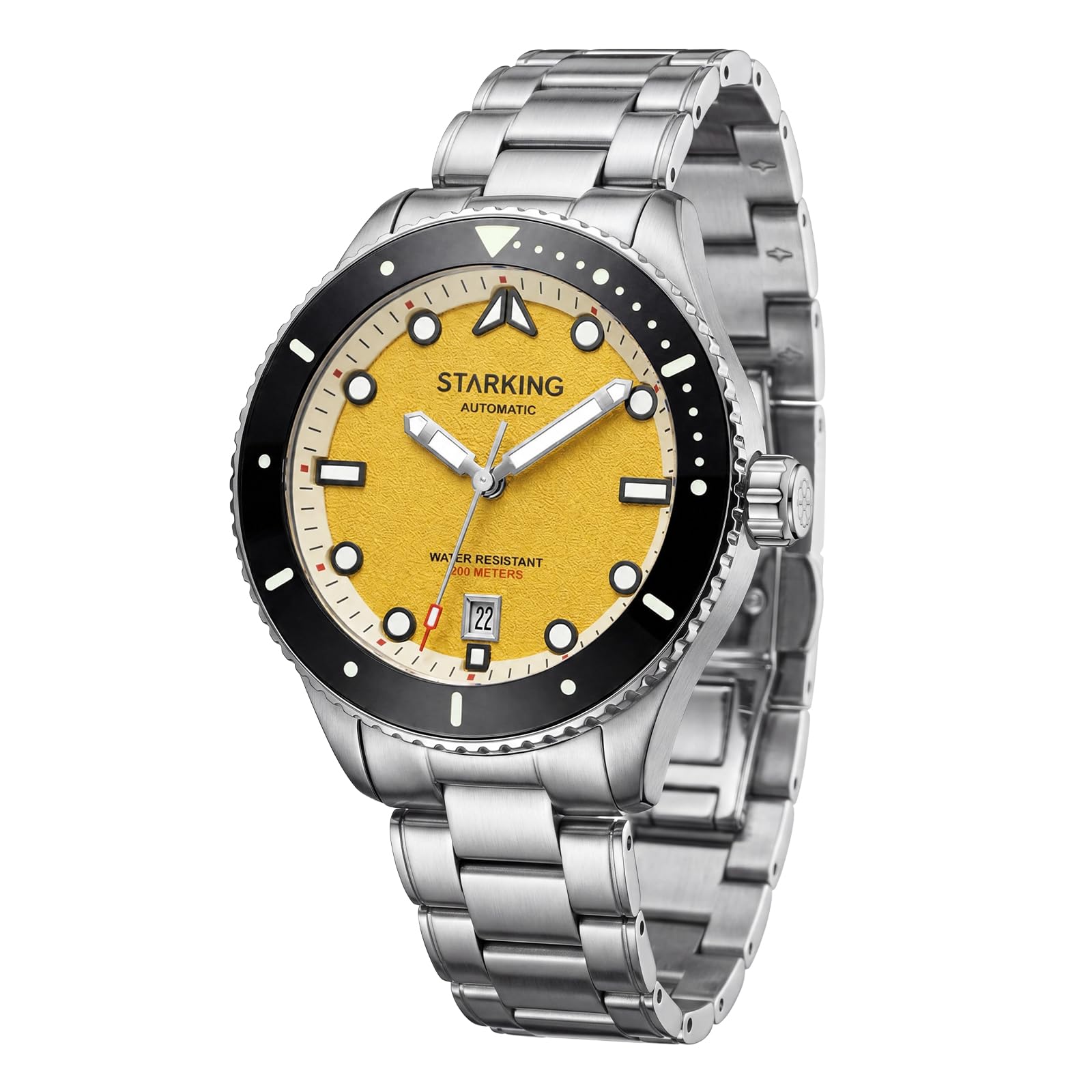 STARKING Orologio da polso da uomo, 20 ATM, movimento Miyota 8215, cristallo zaffiro super luminoso, cinturino in acciaio inox, orologio da polso meccanico di lusso, regalo di compleanno