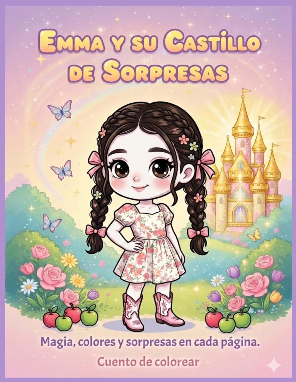 Emma y su castillo de sorpresas: Un cuento para colorear lleno de magia, colores y sorpresas en cada página