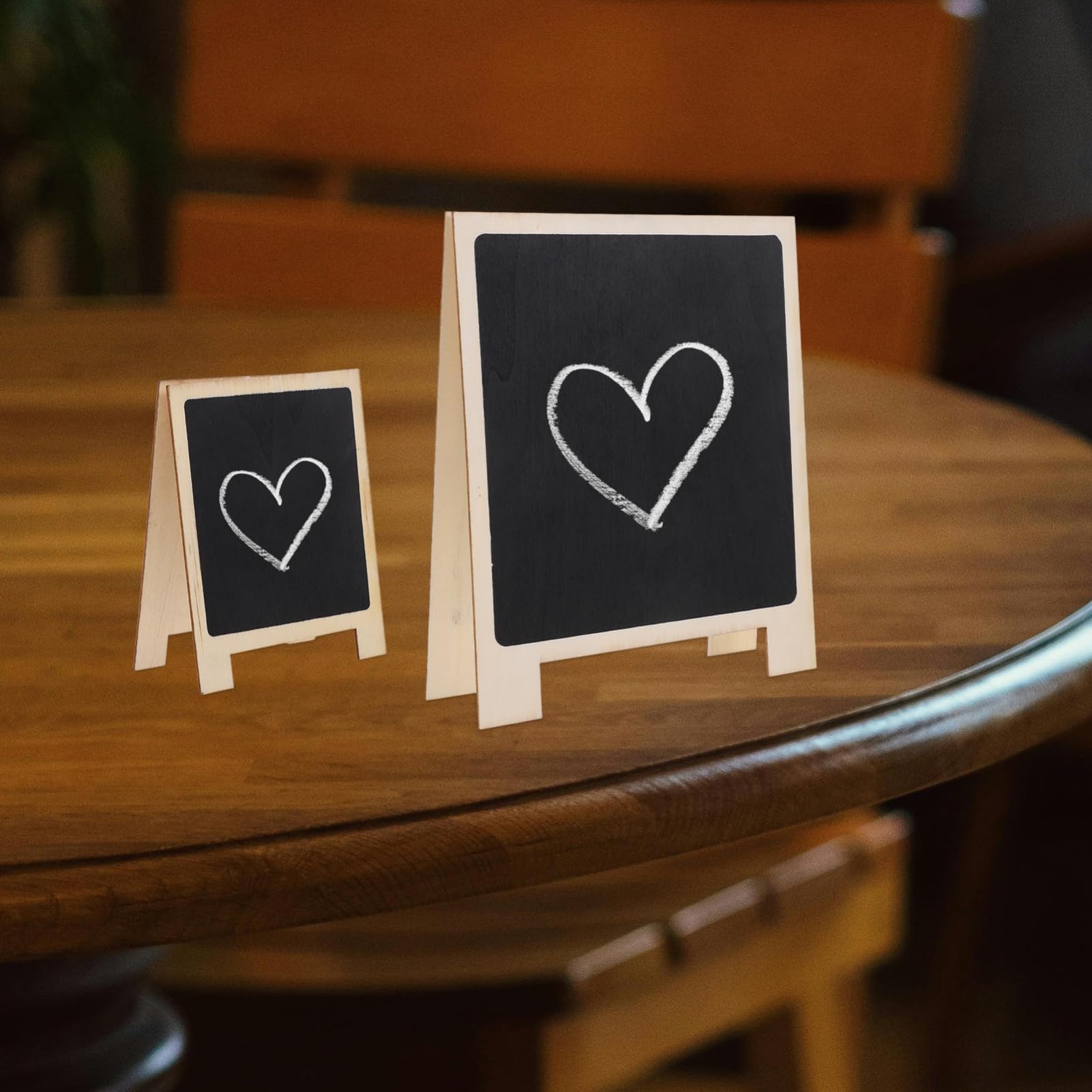 Lurrose 15stücke Teiliges Kleine Doppelseitige Schiefertafel Für Freistehende Mini-kreidetafeln Für Tischdekoration Beschriftungen Und Besondere Anlässe