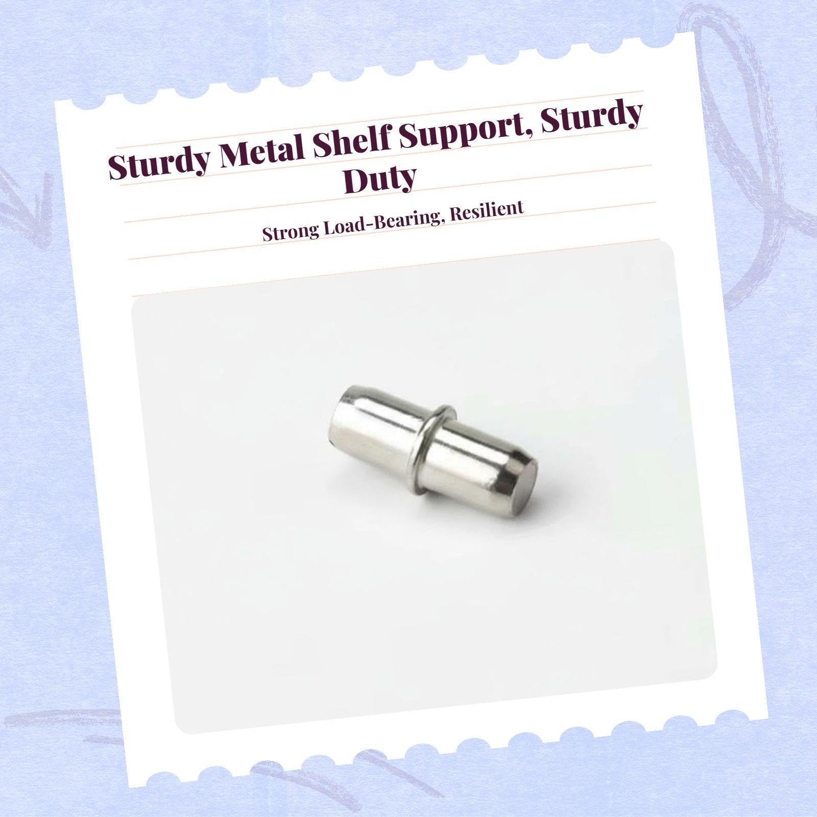 Metal Shelf Support Pegs, sturdy pin, cabinet, adjustable, robustduty bracket 0.5 * 1.5cm 100pcs-image-14