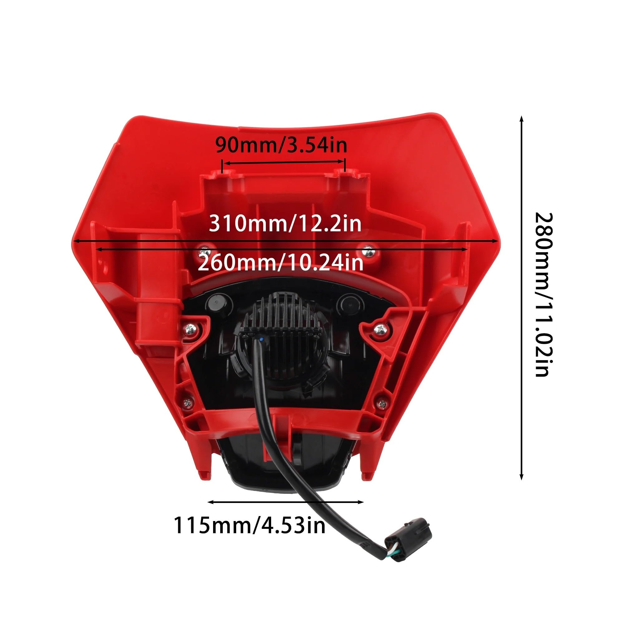 Phare LED Avant Pour GASGAS EX/EC 300-500F & SM700 2024-2025 - Étanche IP67 - 3