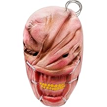 Halloween Scary Mask, Horror Face Creepy Latex Mask Halloween Masquerade Cosplay Costume