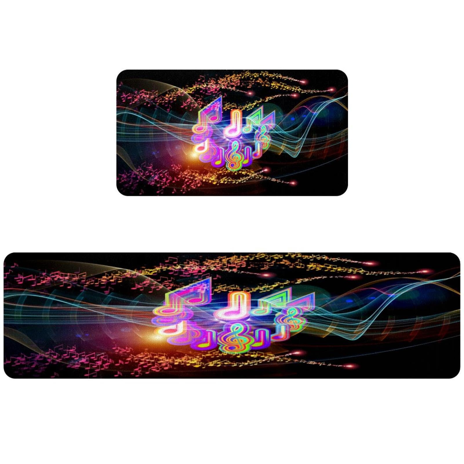 Tapis de cuisine lot de 2 design musical pour une ambiance chaleureuse