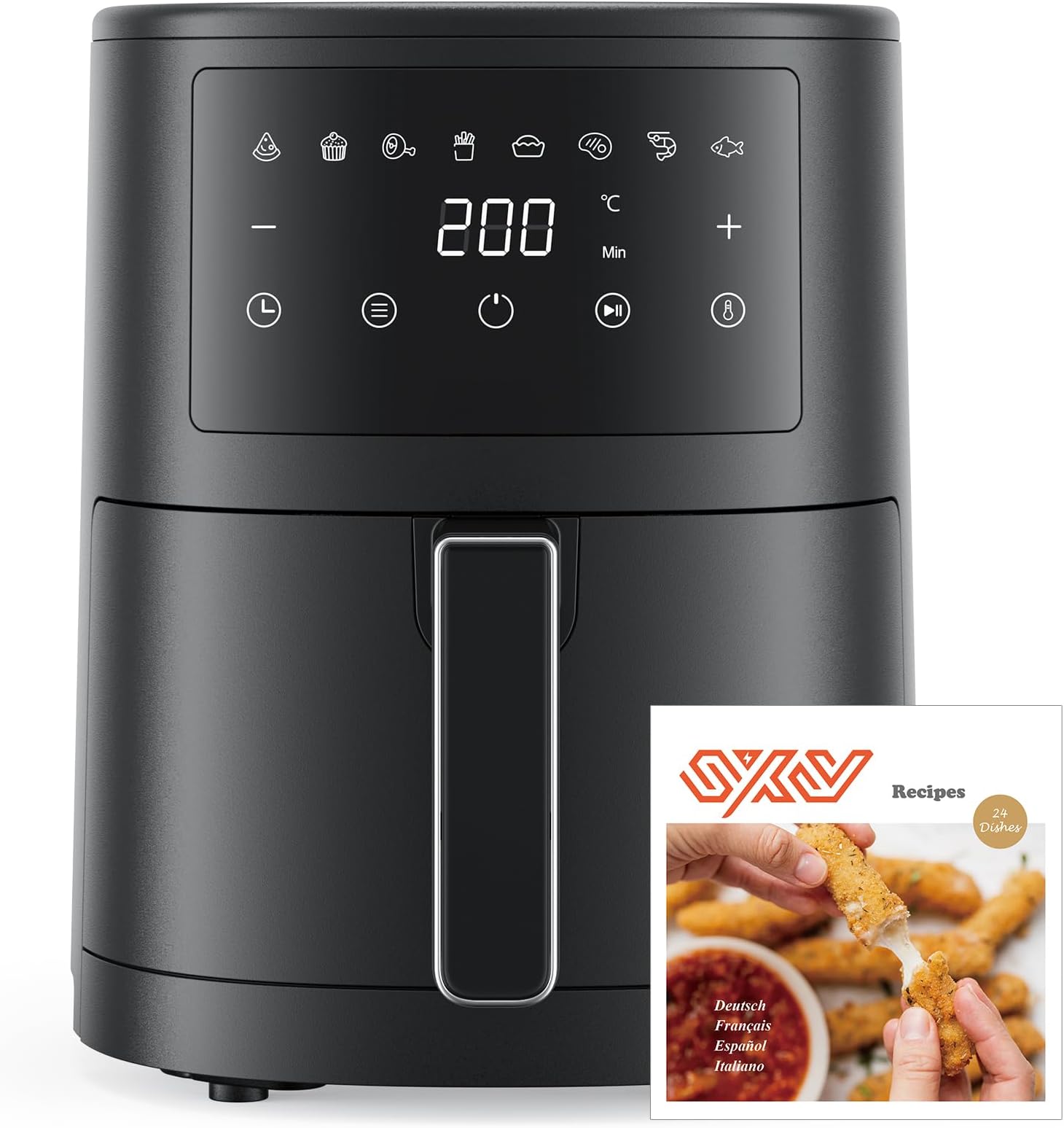 Rachs KOCHWERK Digitale Heißluftfritteuse 4L | Airfryer mit Touchscreen ... Rachs KOCHWERK Digitale Heißluftfritteuse 4L | Airfryer mit Touchscreen ...