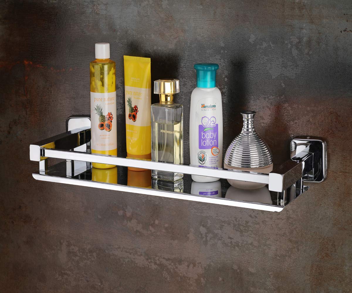 GOSAI Stainless Steel Bathroom Accessories Square Shape Bathroom Shelf Wall Mounted Shower Storage Shelf (16 X 5 Inch) (B08KJFNBGB) Amazon Price History, Amazon Price Tracker