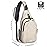 G4Free Sling Bag RFID Blocking Sling Backpack Crossbody Chest Bag Daypack for Hiking Travel(Ivory)