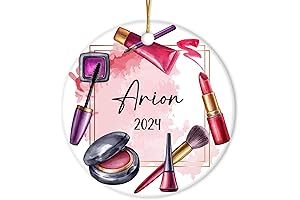Personalized Makeup Artist Christmas Ornament