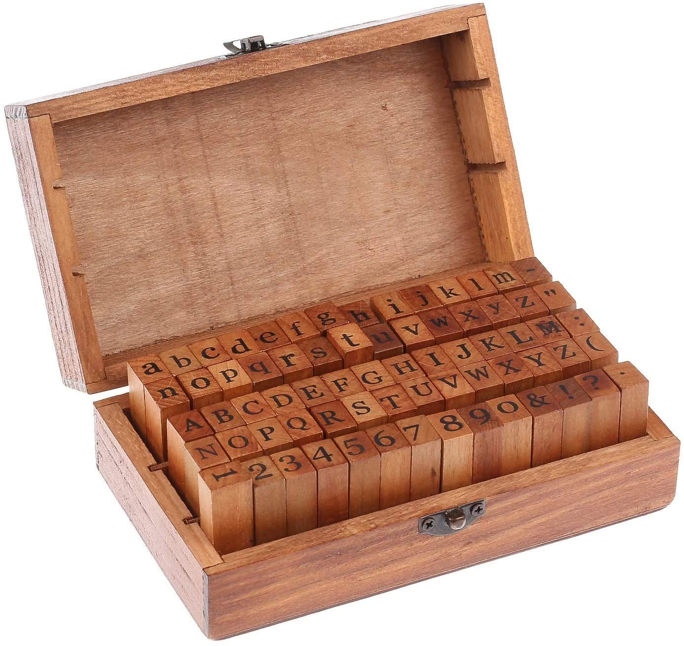 70 Piezas Juego de sellos de alfabeto,sellos de letras del alfabeto,sellos de símbolos de letras y números,con cajas de almacenamiento, para Artes, Manualidades, Hacer Tarjetas y Más