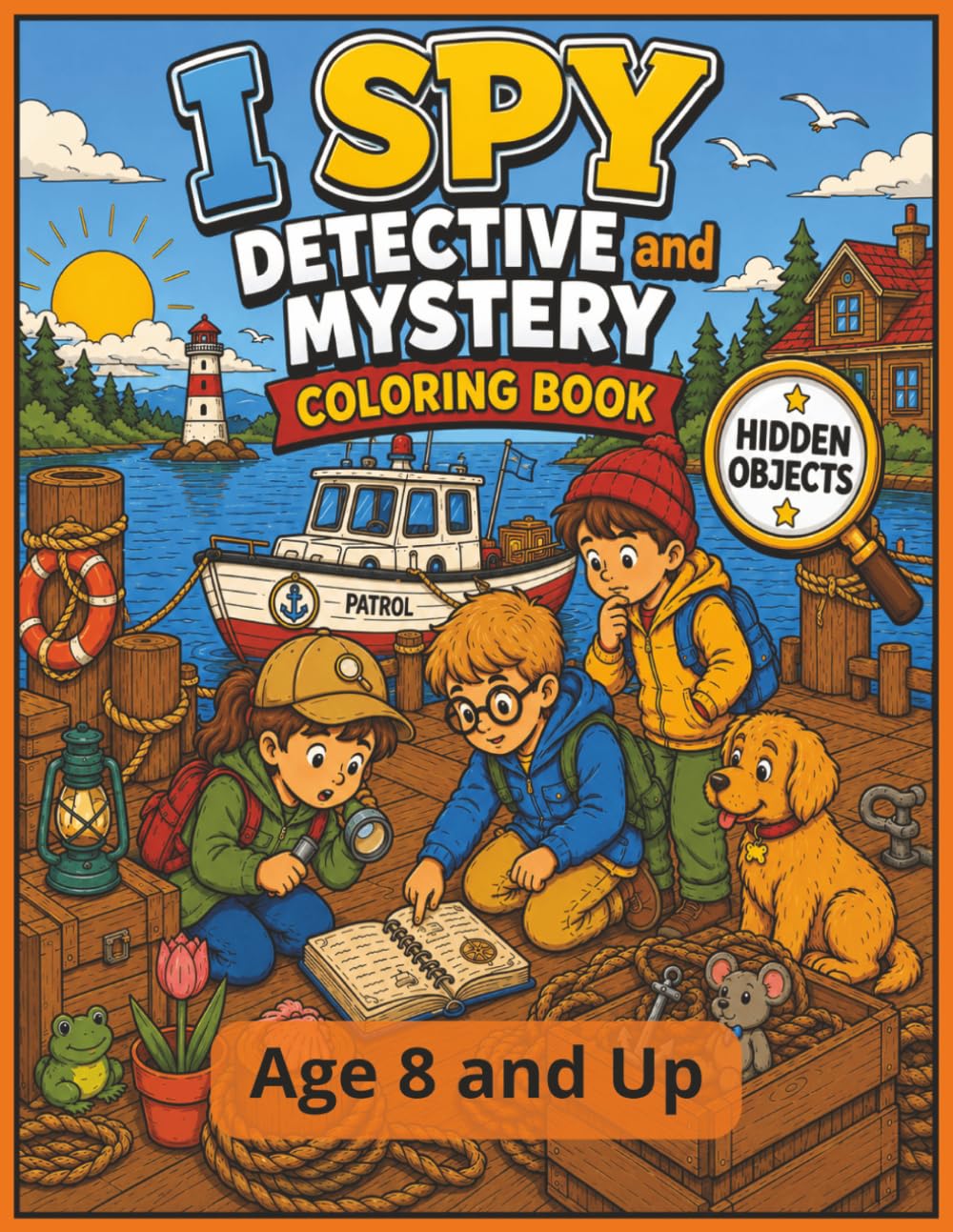 I Spy Detective and Mystery Coloring Book | Hidden Object, Age 8 and Up: Exciting Hidden Picture Challenges for Future Detectives and Puzzle Lovers (I SPY HIDDEN OBJECT COLORING BOOK SERIES)
