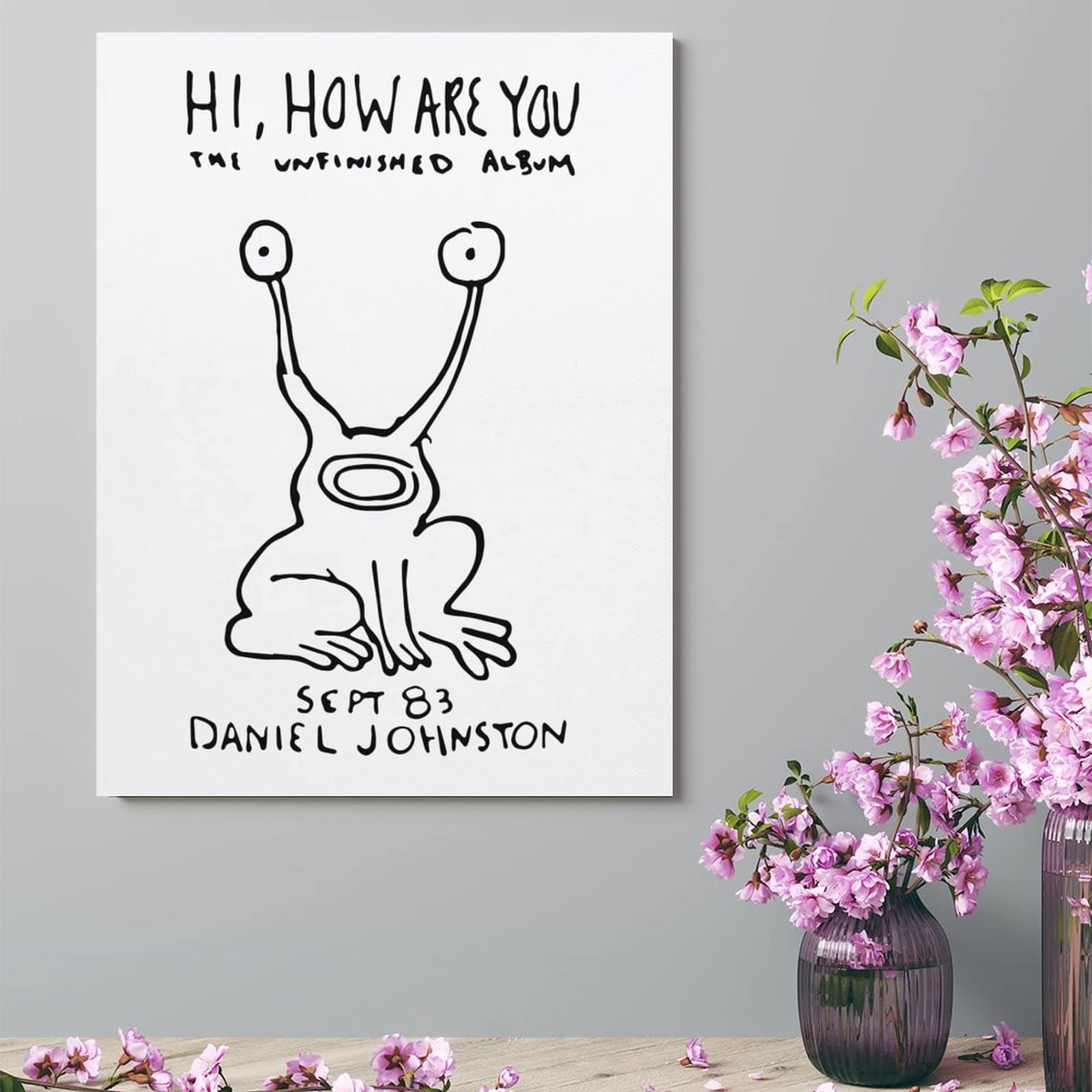 ダニエル・ジョンストン　サイン入りアート 孤高の鬼才”ダニエル・ジョンストンの追悼展「The Story of an Artist