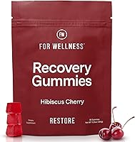 Vista 13 de For Wellness Recovery Gummies Restore Suplementos de energía de cereza ácida con electrolitos para el dolor muscular, rendimiento y recuperación