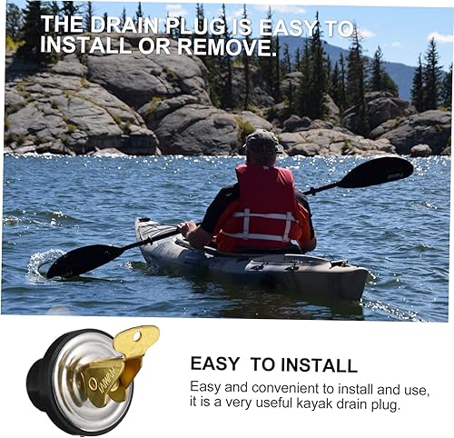 Miniatura 5 de Kisangel 1 unid accesorios marinos tapón de drenaje marino auto drenaje barco enchufe Ar accesorios al aire libre accesorios latón tapón de drenaje