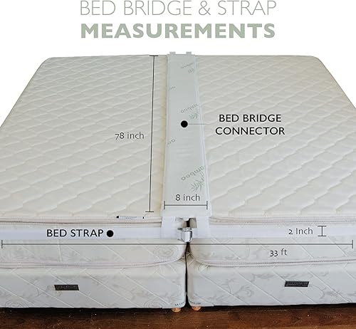 Miniatura 2 de BALIBETOV Kit de conversión de cama individual a King - Puente de cama - Relleno de espacio King dividido para cama ajustable - Conector de cama