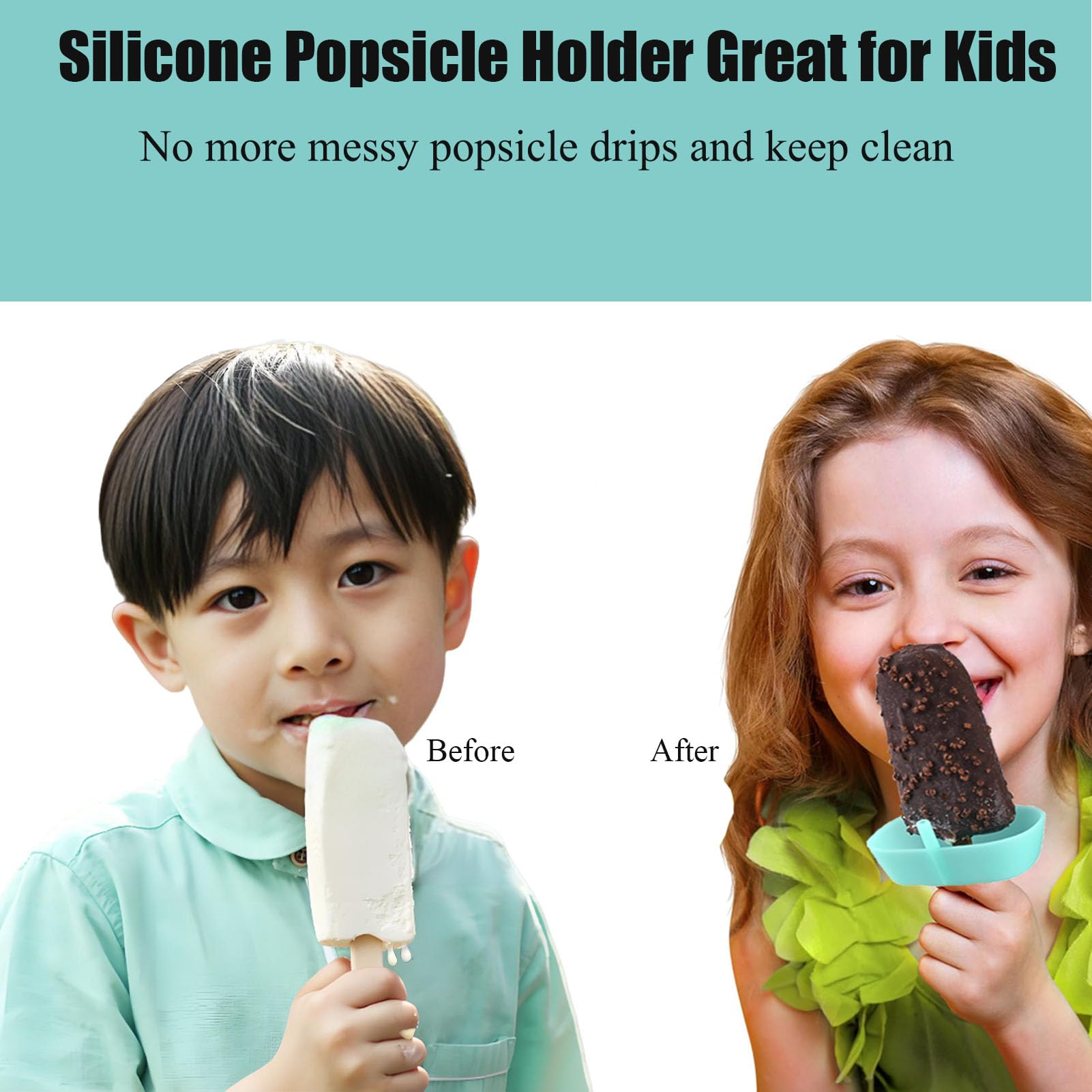 DuDuZui 4PCS Drip Free Popsicle Holder - Image 3