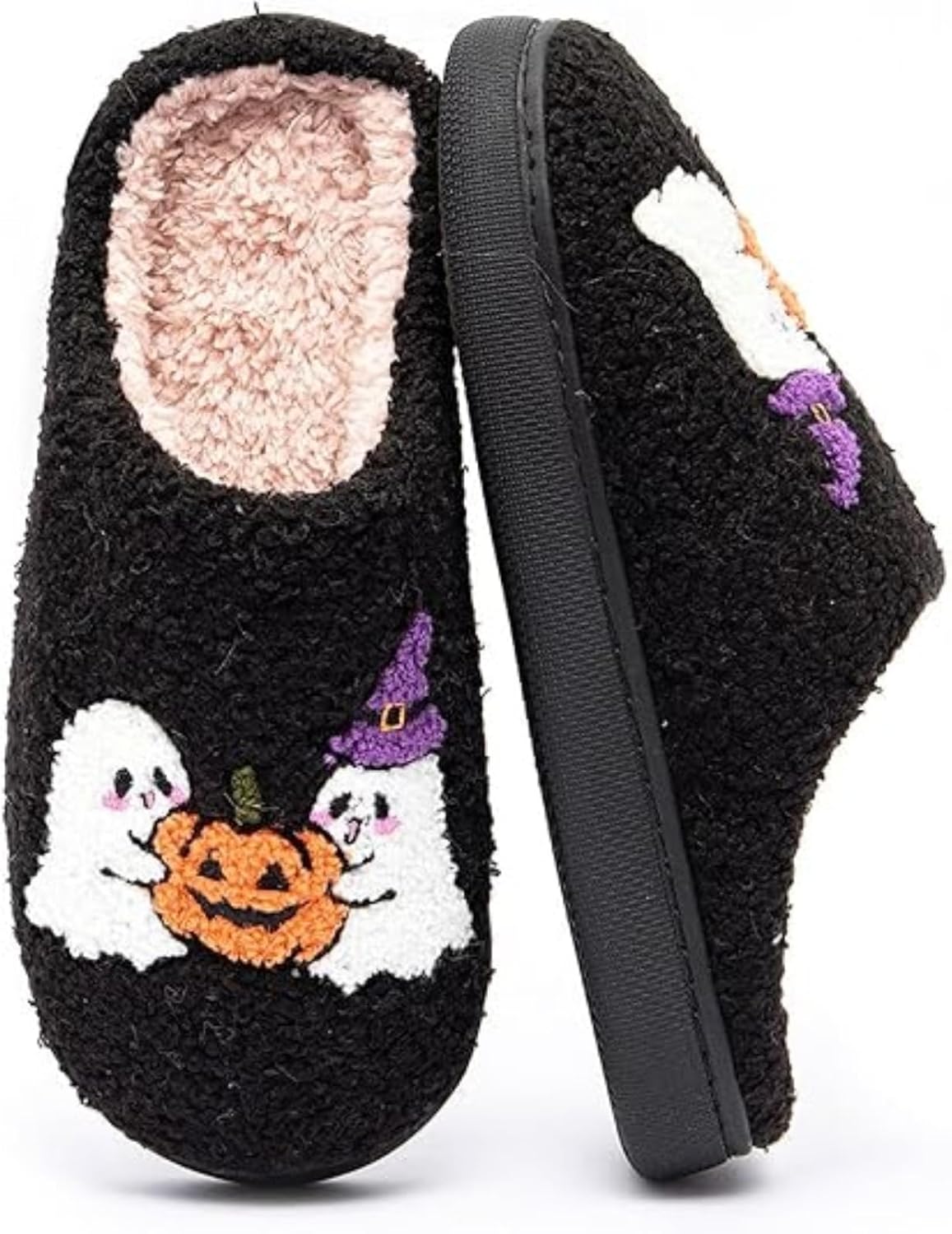 Cute Halloween Slippers Women - Soft Plush Comfort