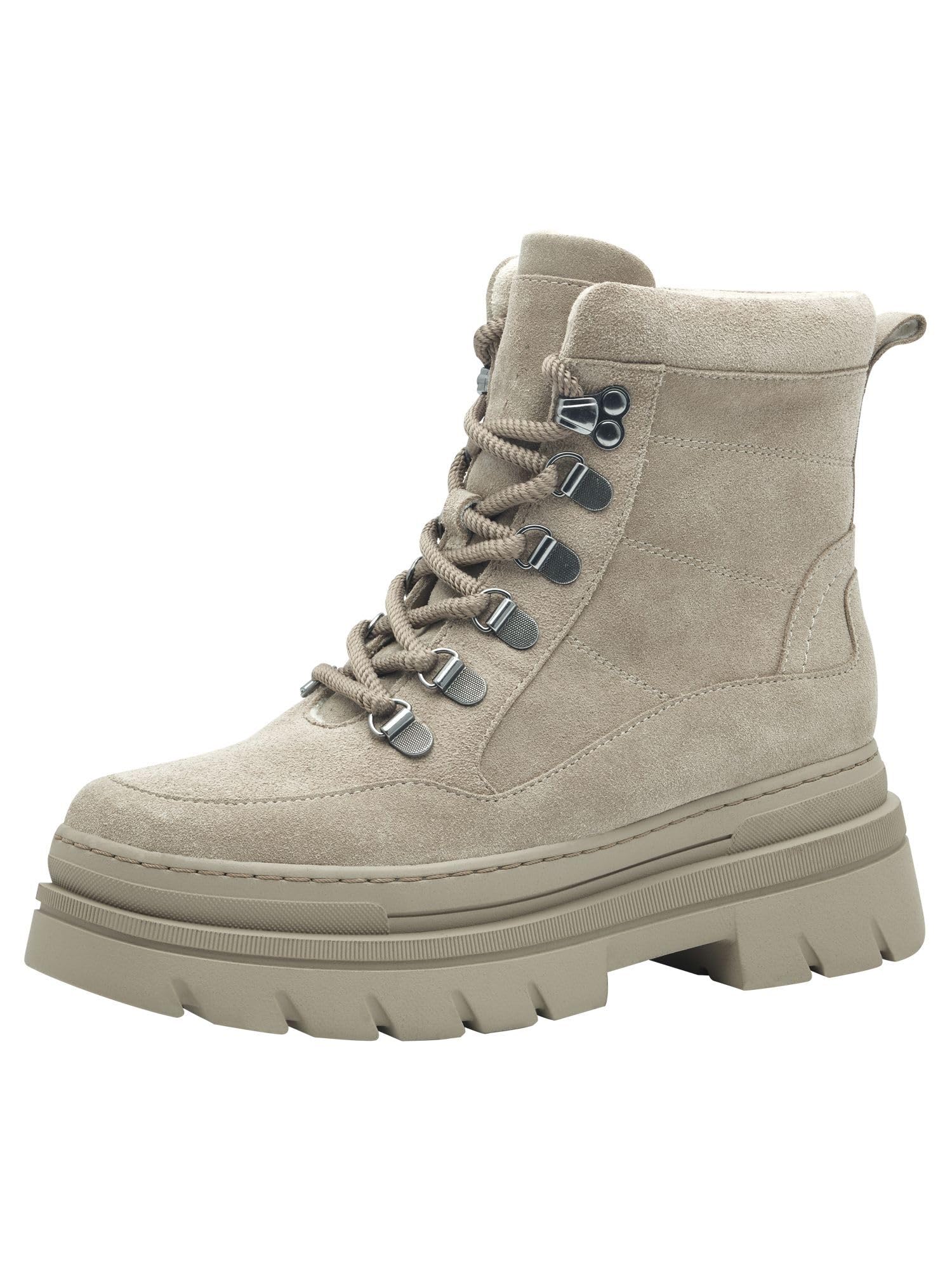 MARCO TOZZI Women's Laced Bootie 2-26226-43 Fashion Boots, Desert, 41 EU, Desert, 8.5 UK