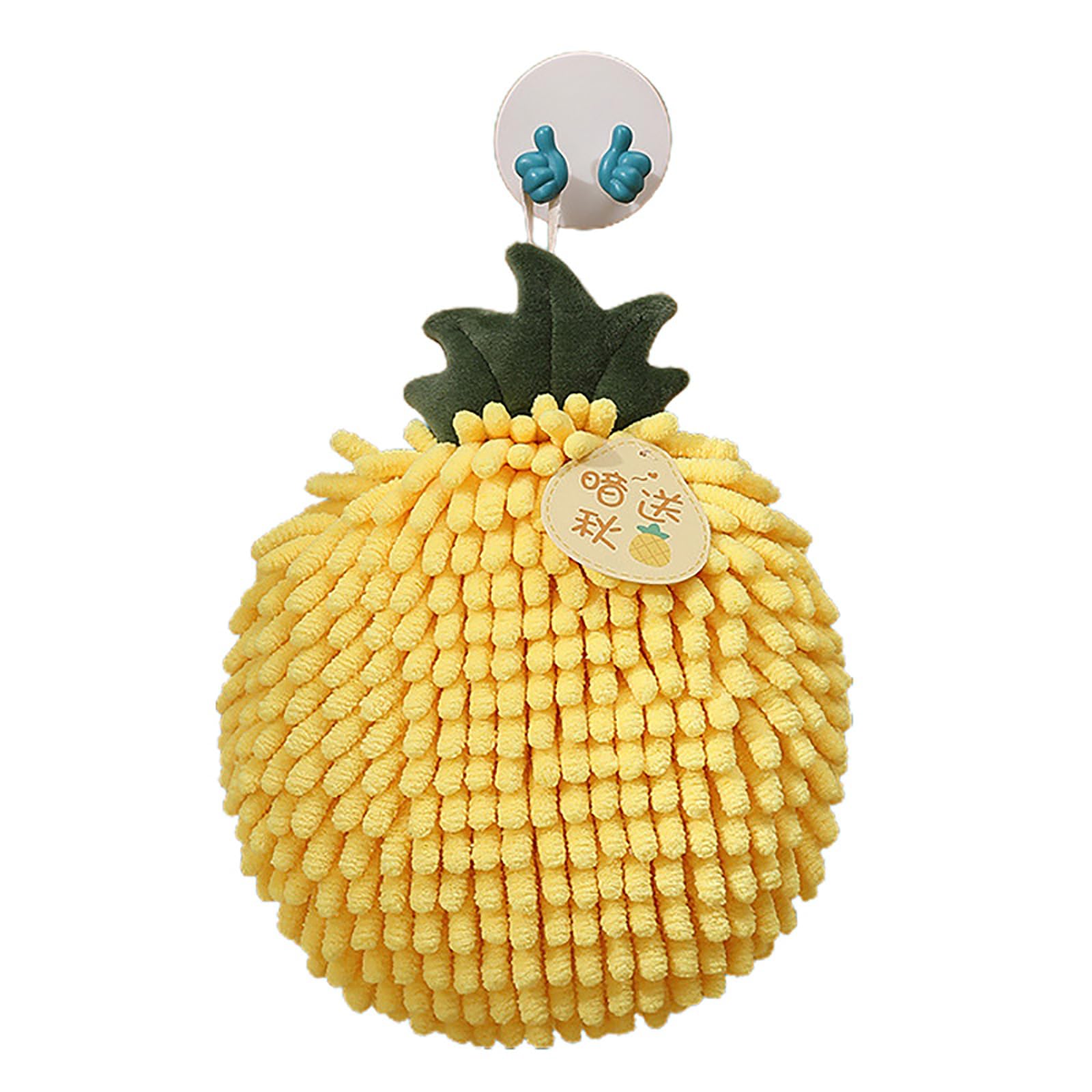 Chenille Hand Towel Wipe Towel With Hanging Loop Quick Drying Absorbent Microfiber Handball For Kitchen Bathroom