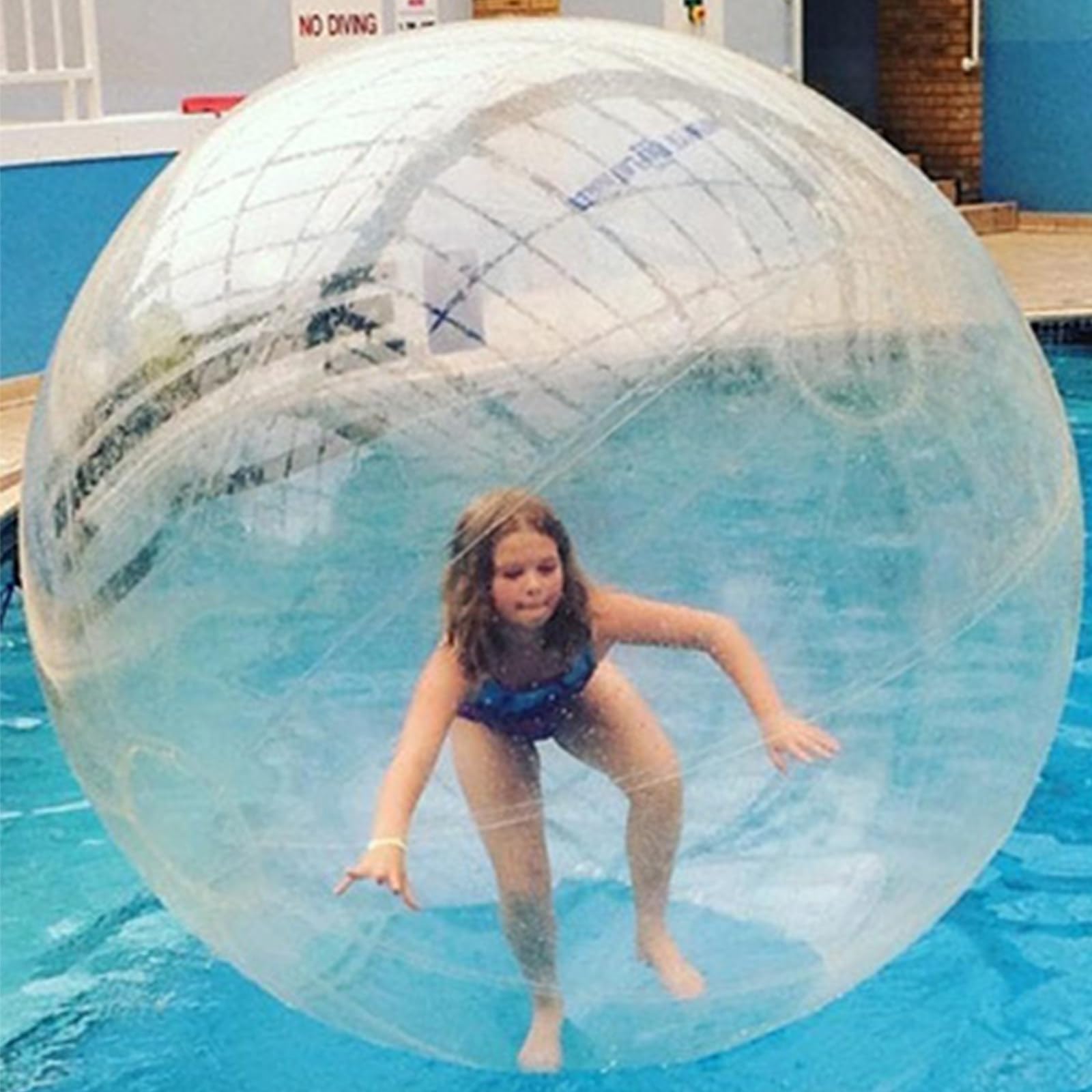 1.5/1.8/2/2.5m Inflatable Water Walking Ball, Roll Ball Inflatable Zorb Ball, with Zipper and Electric Air Pump, for Backyard, Beach, Park 1.5m