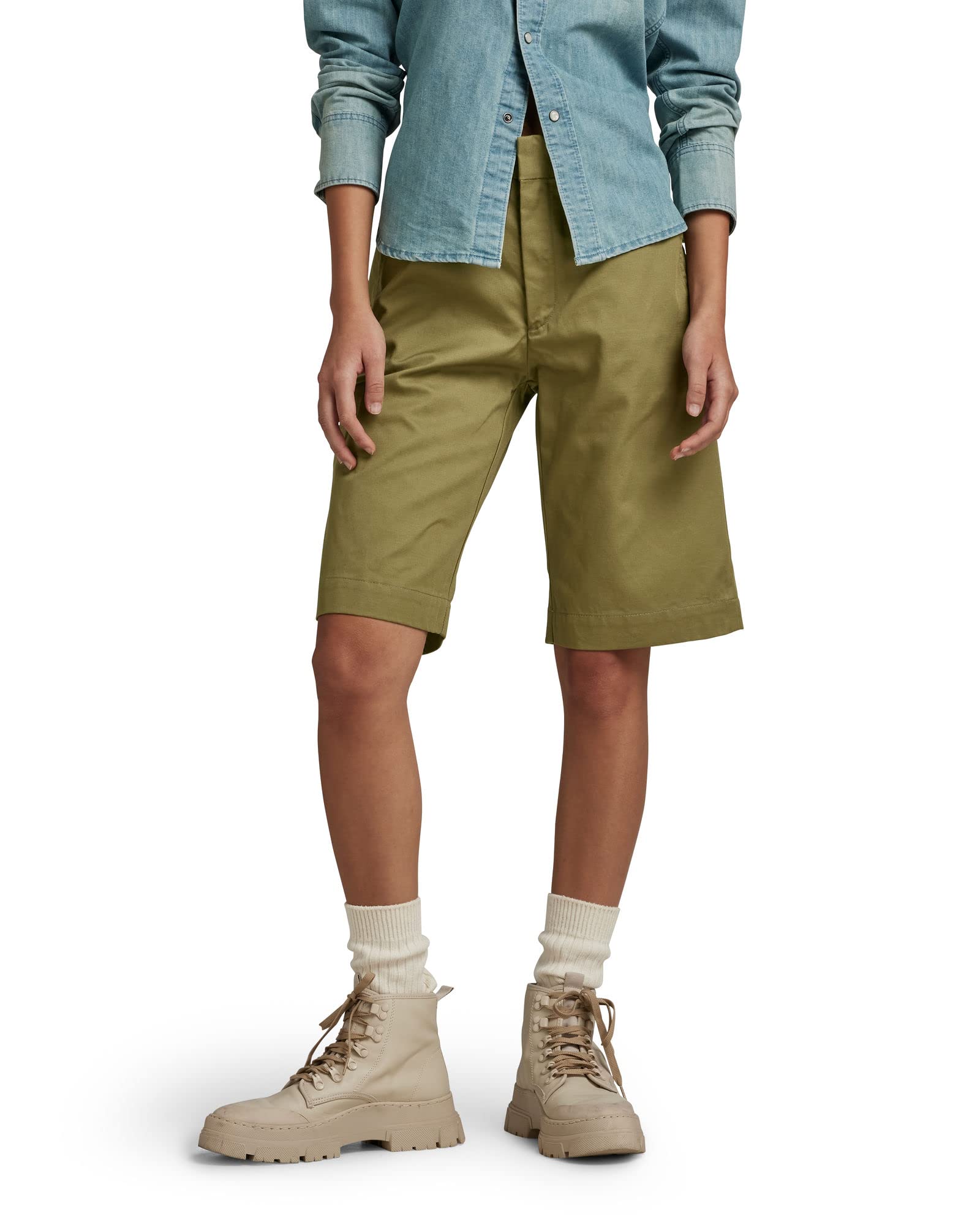 G-Star Damen Chino Bermuda Shorts