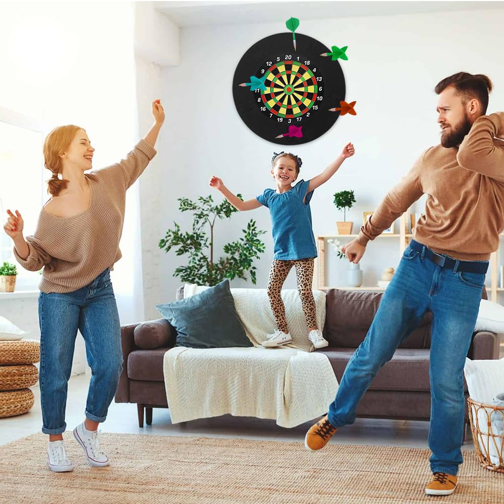 DASIAUTOEM Dart Catchring Surround, Umrandung Dartscheibe Schutzring, Surround Auffangring Dart Backboard, Dart Surround Leichtes Eva Dartscheiben Surround für Ø 45cm Dartscheibe, Gesamt Ø 72cm